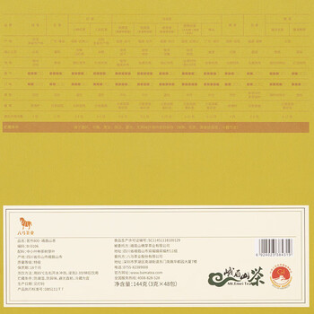 八马茶业峨眉山茶·茗作800 峨眉山绿茶 144克/盒 BI0106