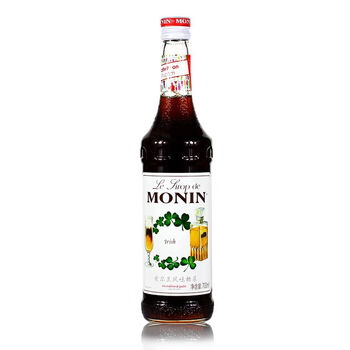 茗仟monin莫林爱尔兰风味糖浆玻璃瓶装700ml咖啡鸡尾酒果汁饮料11月