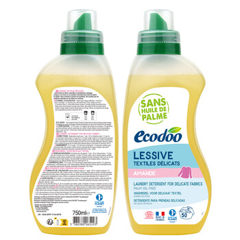 逸乐舒ecodoo进口真丝桑蚕丝洗衣液750ml羊绒羊毛衫洗涤剂家庭清洁