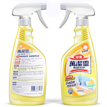 花王（KAO）浴室清洁剂柠檬芳香500ml（浴室玻璃门清洁 去污垢除水垢 ）