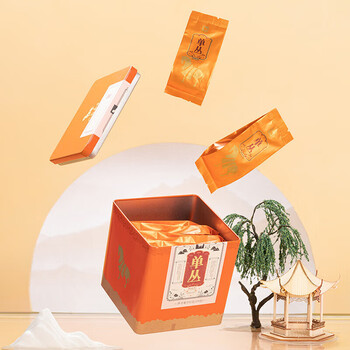 八马茶业单丛鸭屎香乌龙茶茶叶 单丛乌龙茶 鸭屎香礼罐装192g独立小包装