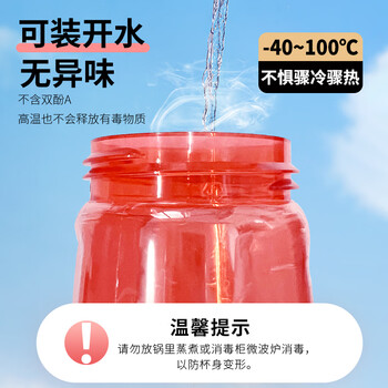 乐基因（Nalgene）美国进口运动水杯大容量户外便携男女学生塑料夏季旅行杯子700ml