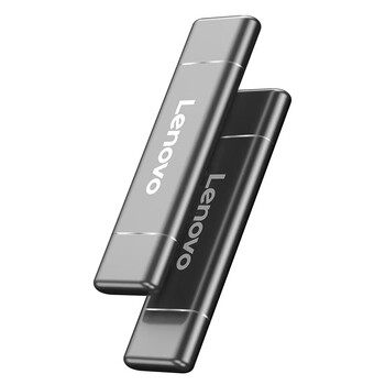 联想（Lenovo）512GB 移动硬盘固态（PSSD） Type-c USB3.1双接口 手机直连 ZX1Pro系列 银色