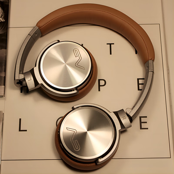 索尼sony适用便携式蓝牙头戴耳机无线高颜值高音质重低音卡其色升级版