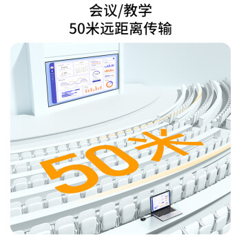 胜为（shengwei）企业级无线投屏器同屏器电脑手机平板电视HDMI高清传输器传投影仪显示器会议套装 DHU003AB