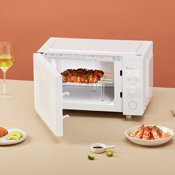 米家小米微波炉烤箱一体机家用多功能 小型小尺寸平板式 均匀加热烘烤烧烤 机械式旋钮 台式大容量23升 米家小米微波炉烤箱一体机家用多功能 小型小尺寸平板式 均匀加热烘烤烧烤 机械式旋钮 台式大容量23升