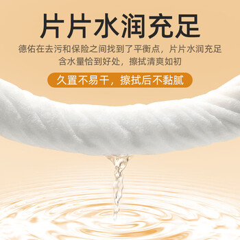 德佑婴儿湿巾20抽*16包 婴儿湿纸巾小包便捷装湿巾【出游/露营】常备