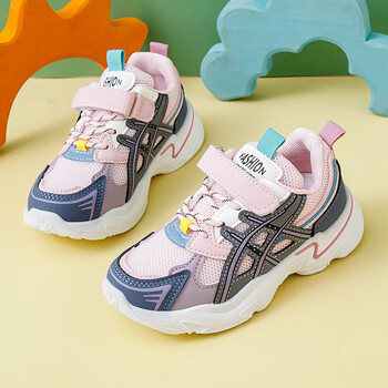 秾李寕亲春秋款女童运动鞋男童网鞋轻便透气网布鞋儿童学生跑步鞋n70