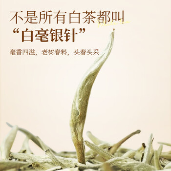 茶马世家白毫银针特级新茶云南老树花果香高山白茶节日送礼长辈罐装200g