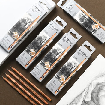 马可(MARCO) 6B素描铅笔12支 原木专业美术六角杆手绘速写绘图笔纸盒装学生初学者考试画画专用7001-6B 速写 马克笔绘画 马可(MARCO) 6B素描铅笔12支 原木专业美术六角杆手绘速写绘图笔纸盒装学生初学者考试画画专用7001-6B 速写 马克笔绘画