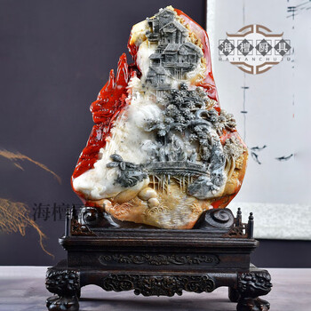 寿山石雕摆件精品品牌及商品- 京东