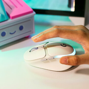 罗技（Logitech）无线鼠标 蓝牙双模鼠标跨平台连接笔记本台式电脑轻量化设计持久续航中小手 G705 随机