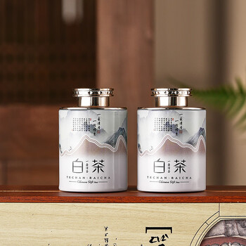 天洲溪白毫银针福鼎白茶北路银针收藏级180g茶叶礼盒装送人领导长辈老人