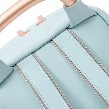 乐上（LEXON）双肩包女百搭时尚休闲学院风旅行通勤简约迷你小书包浅蓝色送女友