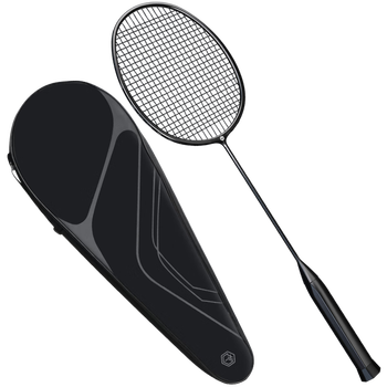 京东京造 8U小黑拍 超轻全碳羽毛球拍单拍 运动训练赠球手胶