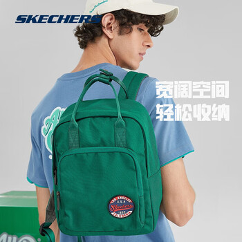 斯凯奇丨Skechers双肩包男女通勤包轻便背包初中生书包L322U139