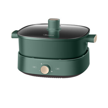 美的(midea)mc-dy2626p4g电火锅分体式多功能电煮锅电炒锅4l大容量