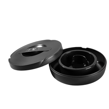 得力 文房四宝初学者书法国画专用学生保湿砚台毛笔墨汁防蒸发不干墨可搁笔多功能墨池 礼物