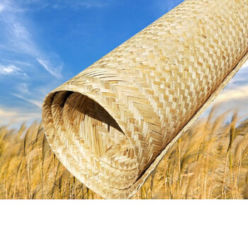 定做芦苇席手工编制草席农家乐贴墙面吊顶装修装饰草席炕席防潮 2m*3m
