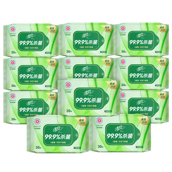 清风【李昀锐同款】御本草湿巾30片*12包 杀菌湿纸巾 抽取式 整箱 清风【李昀锐同款】御本草湿巾30片*12包 杀菌湿纸巾 抽取式 整箱