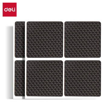 得力(deli)胶带垫桌椅脚垫 EVA自粘防滑保护垫 多功能家居降噪耐磨防刮 方形8片装(4cm*4cm*4mm) 30482 得力(deli)胶带垫桌椅脚垫 EVA自粘防滑保护垫 多功能家居降噪耐磨防刮 方形8片装(4cm*4cm*4mm) 30482