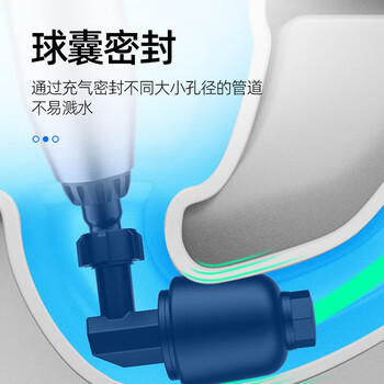 驰比不锈钢马桶疏通器一炮通下水道疏通神器厕所地漏管道堵塞专用工具
