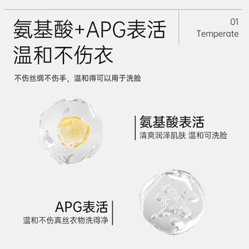 D.SIIS迪艾澌羊绒真丝洗涤剂500ml羊绒羊毛衫洗衣液洗涤剂清洗剂