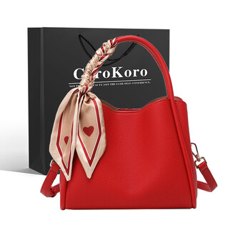 corokoro新款百搭女士婚包手提包时尚轻奢大气结婚单 