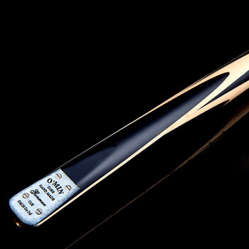 奥秘枪手台球杆斯诺克球杆小头黑8中式八球黑八16彩中头桌球杆9.5mm