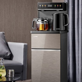 苏泊尔（SUPOR）茶吧机家用智能遥控六段控温双壶双出水多功能立式泡茶机6小时保温SW-CBJ30