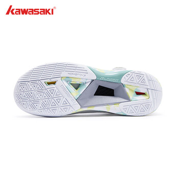 kawasaki川崎羽毛球鞋耐磨纽扣鞋带男女款运动鞋穿越2.0Mid 白色 39 kawasaki川崎羽毛球鞋耐磨纽扣鞋带男女款运动鞋穿越2.0Mid 白色 39