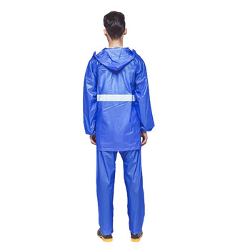 青松 珠光PVC套装雨衣T3007宝兰色XXL /套