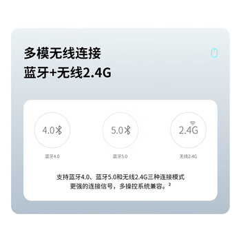 雷柏（Rapoo） M700G 无线蓝牙鼠标 办公鼠标 轻音鼠标 便携鼠标 人体工程学 电脑鼠标 笔记本鼠标 灰色