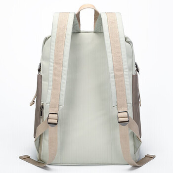 第九城（V.NINE）双肩包女士防泼水旅行背包15.6英寸电脑包大学生中学生书包男生