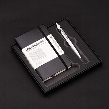 凯兰帝（CARAN  d'ACHE）849橙色圆珠笔灯塔笔记本联名礼盒 橙色荧光 849030