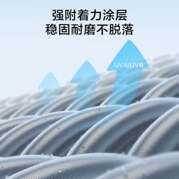 京东京造 小布丁Plus自动遮阳伞防晒防紫外线黑胶太阳伞雨伞暮云21寸97cm