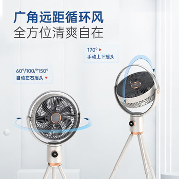 摩飞电器（Morphyrichards）电风扇 家用台式变频节能12挡落地扇 有线款MR3800