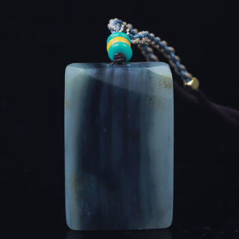 高品質！和田玉★青花籽料の置物、ストラップにも！証明書付き 和田玉青花籽料价格报价行情- 京东