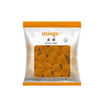 铭氏(Ming's)咖啡糖包 赤砂糖 独立包装黄糖 5g×100包 咖啡伴侣冲饮糖 铭氏(Ming's)咖啡糖包 赤砂糖 独立包装黄糖 5g×100包 咖啡伴侣冲饮糖