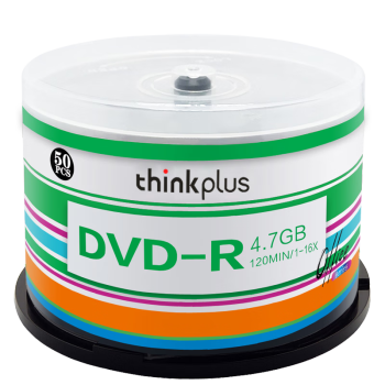 联想（Lenovo）DVD-R 光盘/刻录盘 16速4.7GB 办公系列 桶装50片 空白光盘