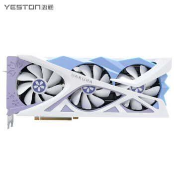 盈通（yeston）GeForce RTX 4070 SUPER 12G D6X 樱瞳花嫁OC 全新架构 DLSS 3技术 直播视频游戏光追显卡