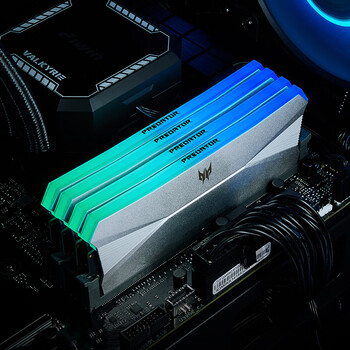 宏碁掠夺者（PREDATOR）48G(24G×2)套装 DDR5 6000频率 台式机内存条 Hera影锋系列 RGB灯条(C28) 潜影黑 AI电脑配件
