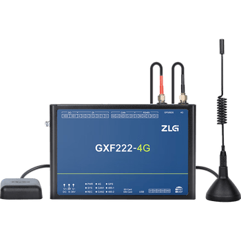 ZLG致远电子 Cat.4新一代工业数采边缘计算网关 2路RS485 GXF222-4G