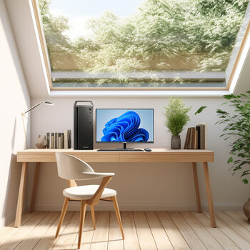 攀升商睿2Pro 设计师办公商用台式电脑台式机电脑主机全套整机（13代酷睿i5 32G 256+2T 4G独显 WiFi）