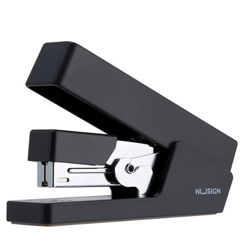 纽赛(NUSIGN)省力订书机 省力按压结构 德国创意设计桌面订书器装订器办公用品12#钉 曜石黑NS081 纽赛(NUSIGN)省力订书机 省力按压结构 德国创意设计桌面订书器装订器办公用品12#钉 曜石黑NS081