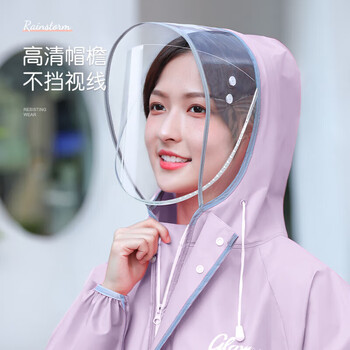 备美雨衣女款长款全身防暴雨电动电瓶车专用单人一体成人加厚外穿雨披