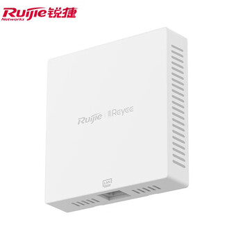 锐捷（Ruijie）WiFi6无线AP面板RG-EAP162(G)千兆双频1800M 企业级全屋wifi路由器 大户型办公别墅酒店组网