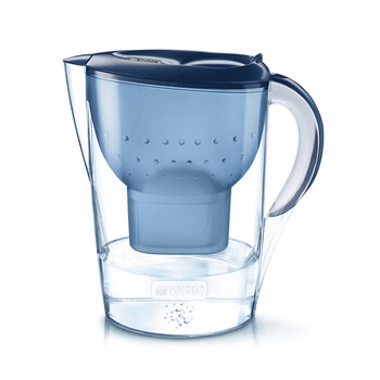 碧然德过滤净水器3.5L【一壶四芯】除氯去水垢 天然安全材质 Marella海洋系列家用滤水壶净水壶 德国品质