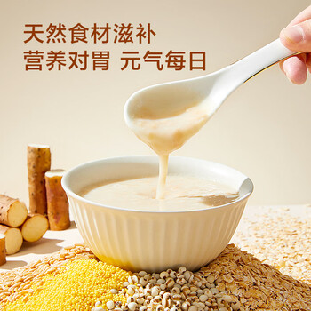 京东京造鲜来多山药薏米芡实粉益生元营养早餐代餐粉养胃600g