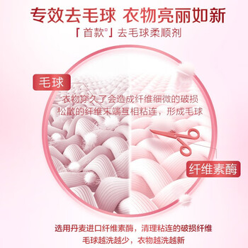 立白柔顺剂【天然护衣 清新柔顺】柔顺剂2kg 大瓶实惠